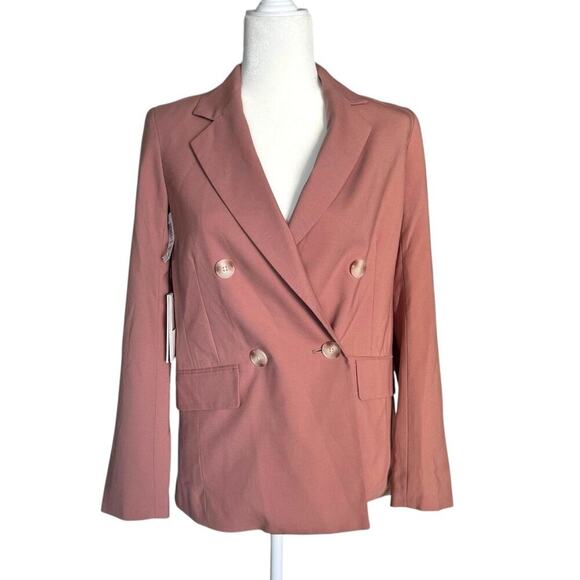 Babaton Aritzia NWT Mauve Pink Oversized Leonard Blazer Size 00 - Picture 5 of 12